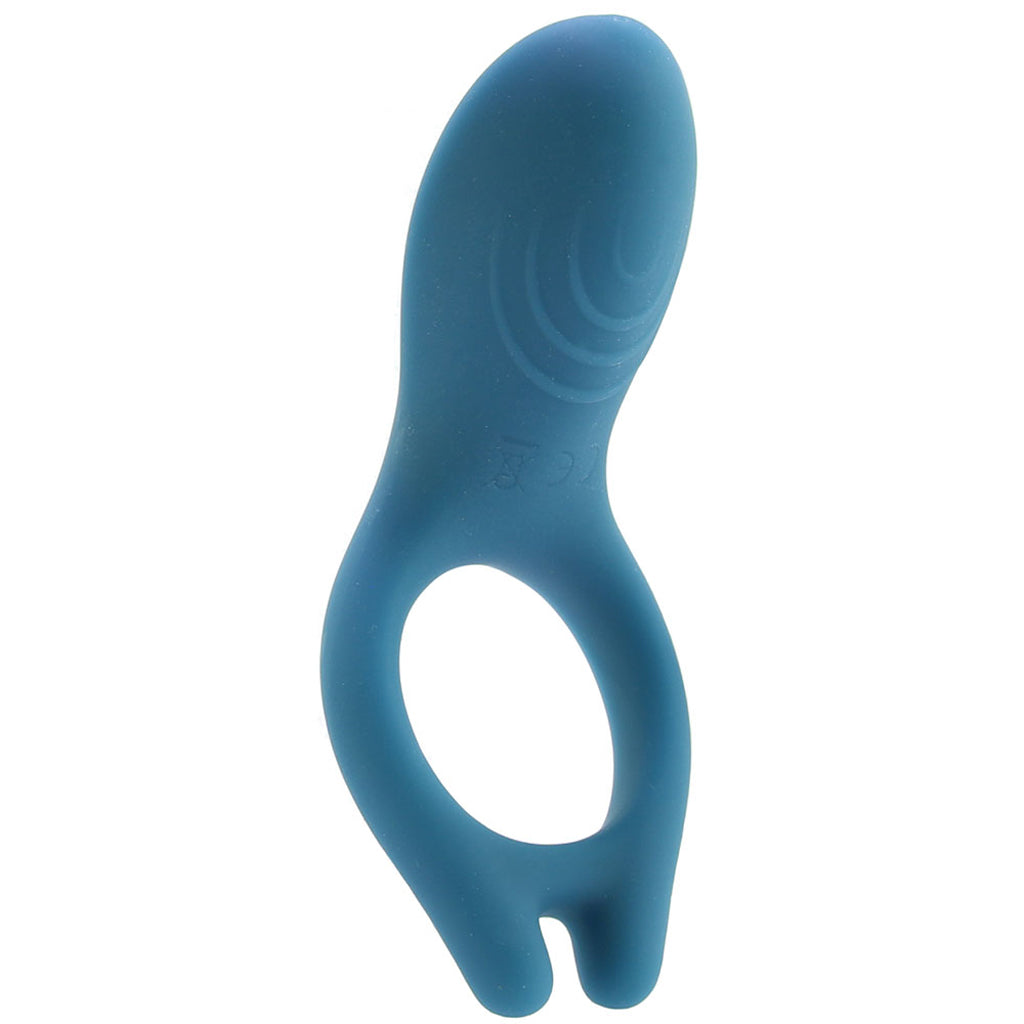 iRing Vibrating Silicone Cock Ring in Marine Blue Cock Rings