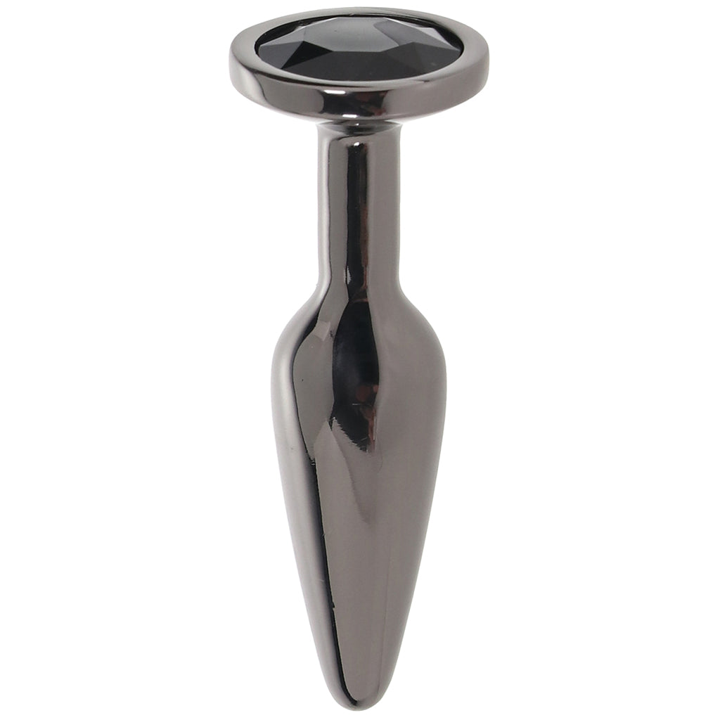 Rear Assets Medium Tapered Butt Plug in Gunmetal Anal Sex Toys > Butt Plugs