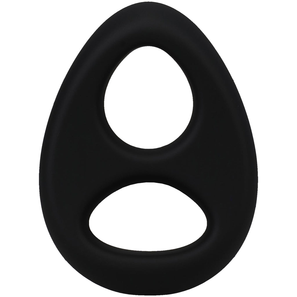 Rock Solid The Code C-Ring and Bandana Set in Black Cock Rings