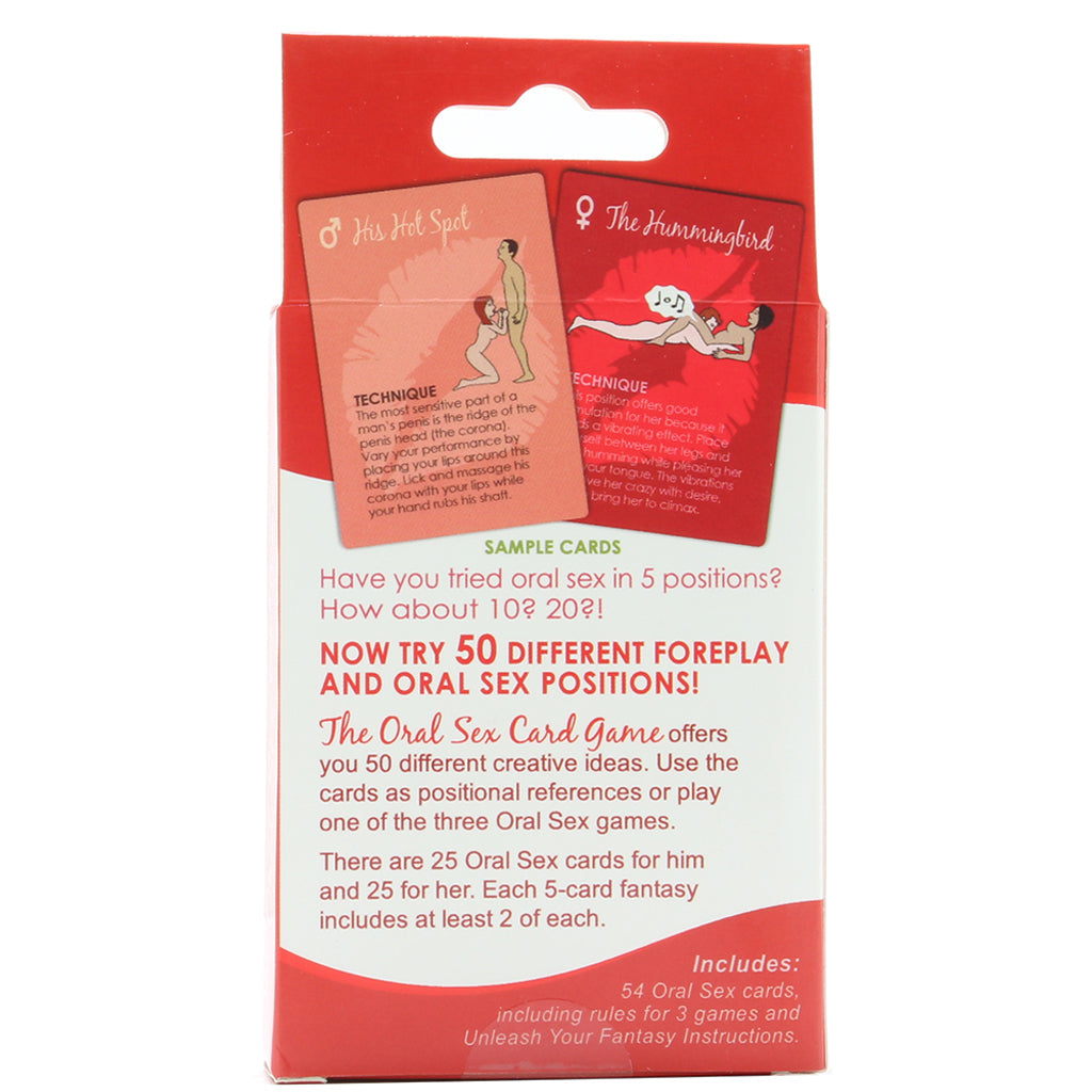 The Oral Sex Adventures Card Game Sensual Love > Games
