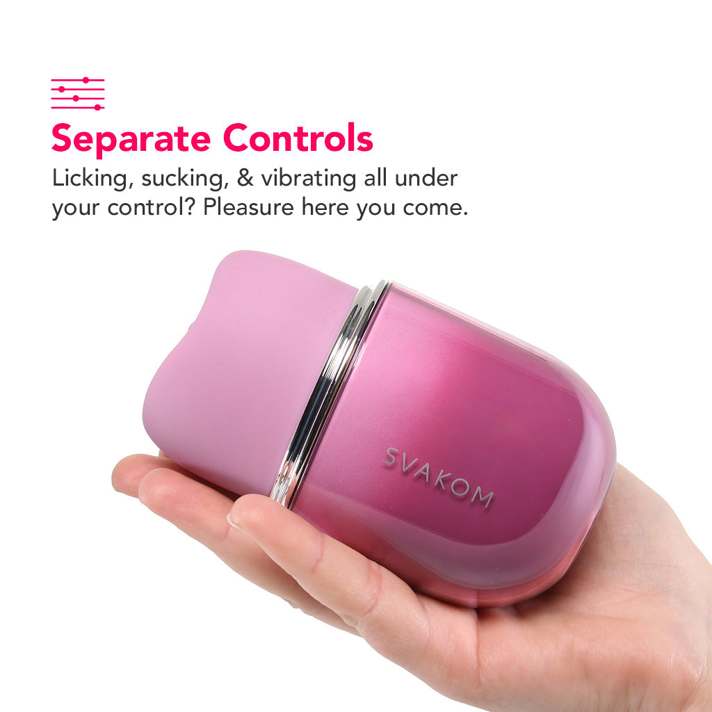 Klitty Dual-Action Licking & Suction Stimulator 🩷 JoyfulPink.com Vibrators > Clitoral Stimulators