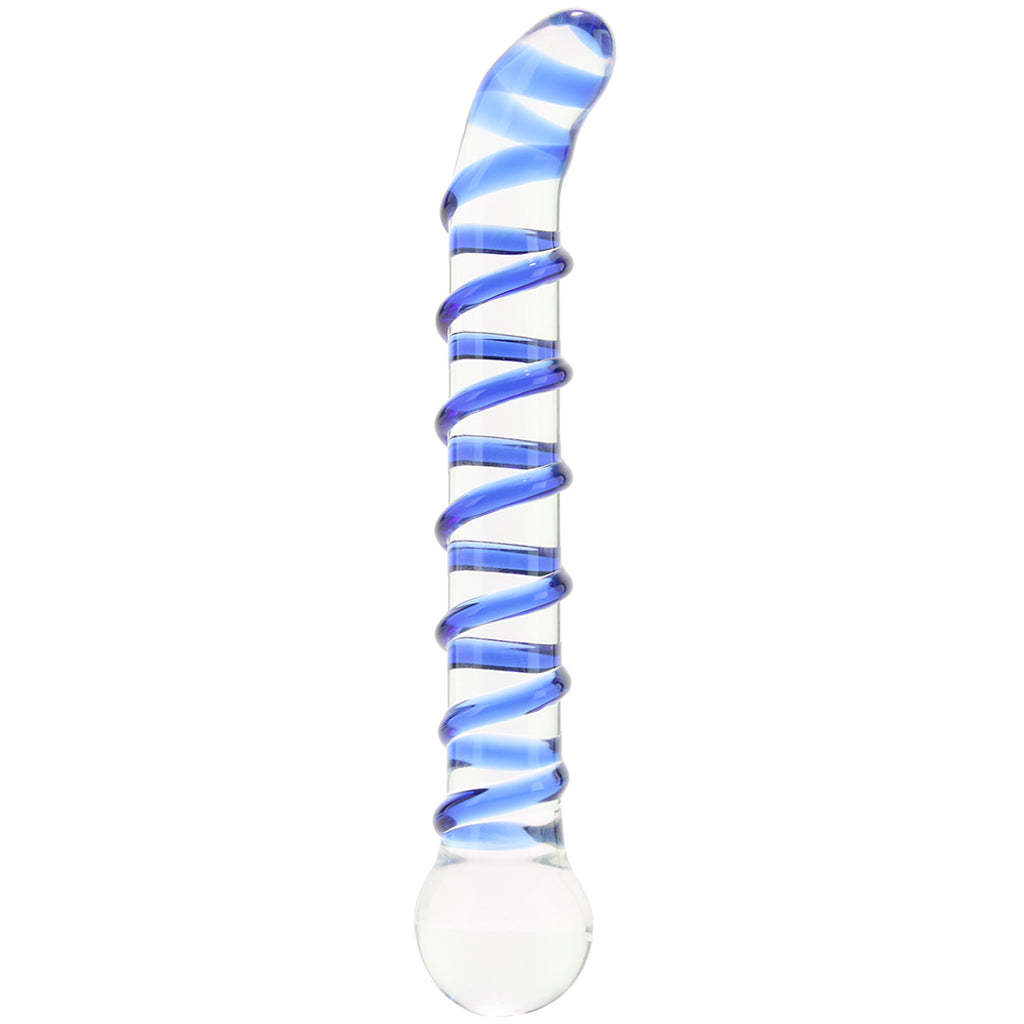 gläs Mr. Swirly 6.5 Inch G-Spot Glass Dildo Dildo Sex Toys > Pyrex Glass Dildos
