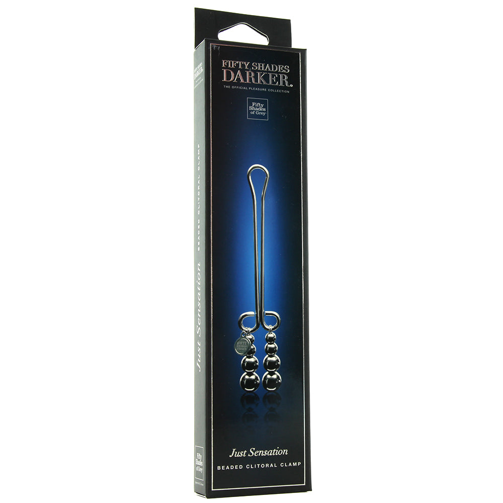 Just Sensation Beaded Clitoral Clamp Bondage and Fetish > Nipple Stimulators & Clamps