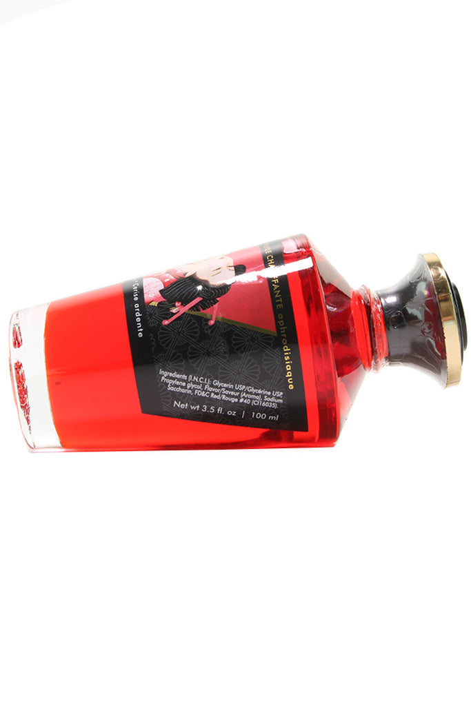 Aphrodisiac Warming Oil 3.5oz/100ml in Blazing Cherry Sensual Love > Massage