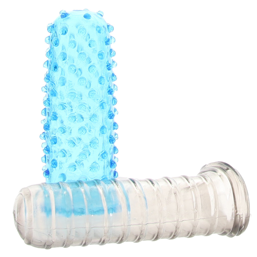 Blue Line 2-Pack Anal Finger Sleeves Anal Sex Toys > Anal Starter Toys