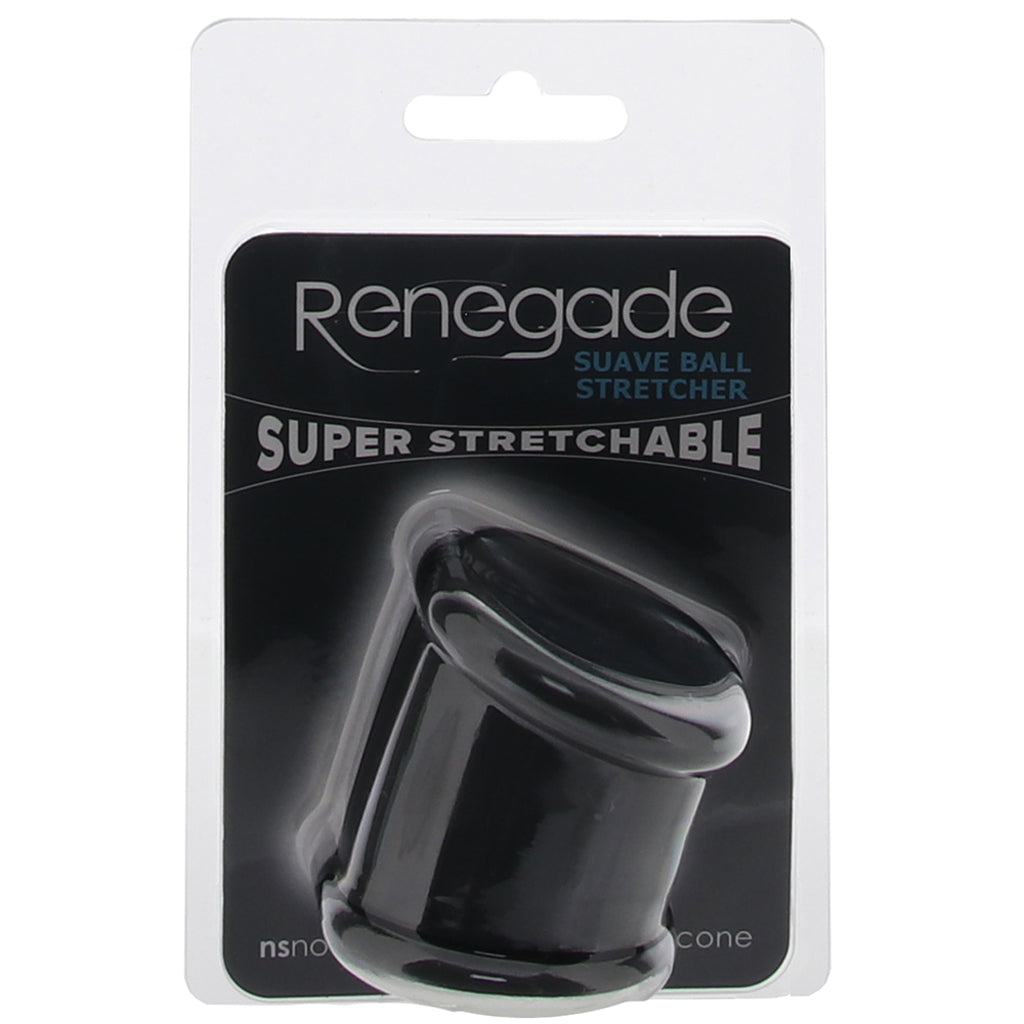 Renegade Suave Ball Stretcher in Black Bondage and Fetish > Cock and Ball Devices