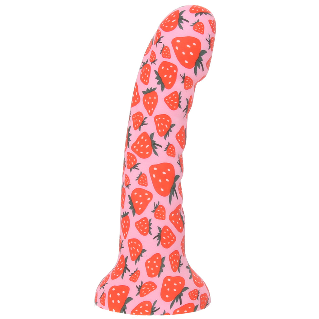 Juci 7 Inch Strawberry Dildo Dildo Sex Toys > G-Spot Dildos