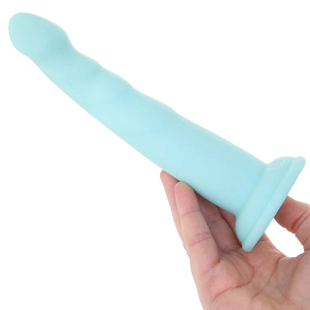 Dillio Platinum Slim Seven Dildo in Teal Dildo Sex Toys > G-Spot Dildos