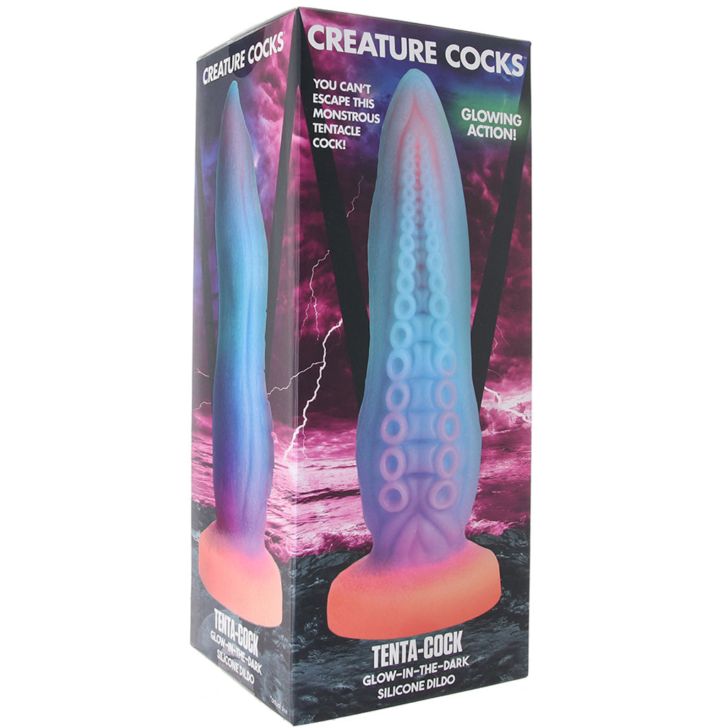 Creature Cocks Tenta-Cock Glow-in-the-Dark Dildo Dildo Sex Toys > Non-Phallic Dildos