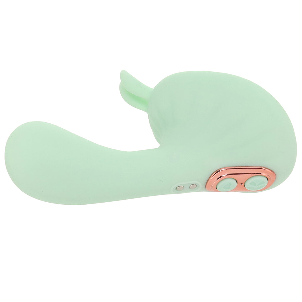 Averi Dual Stimulator Vibe in Green Vibrators > Clitoral Stimulators