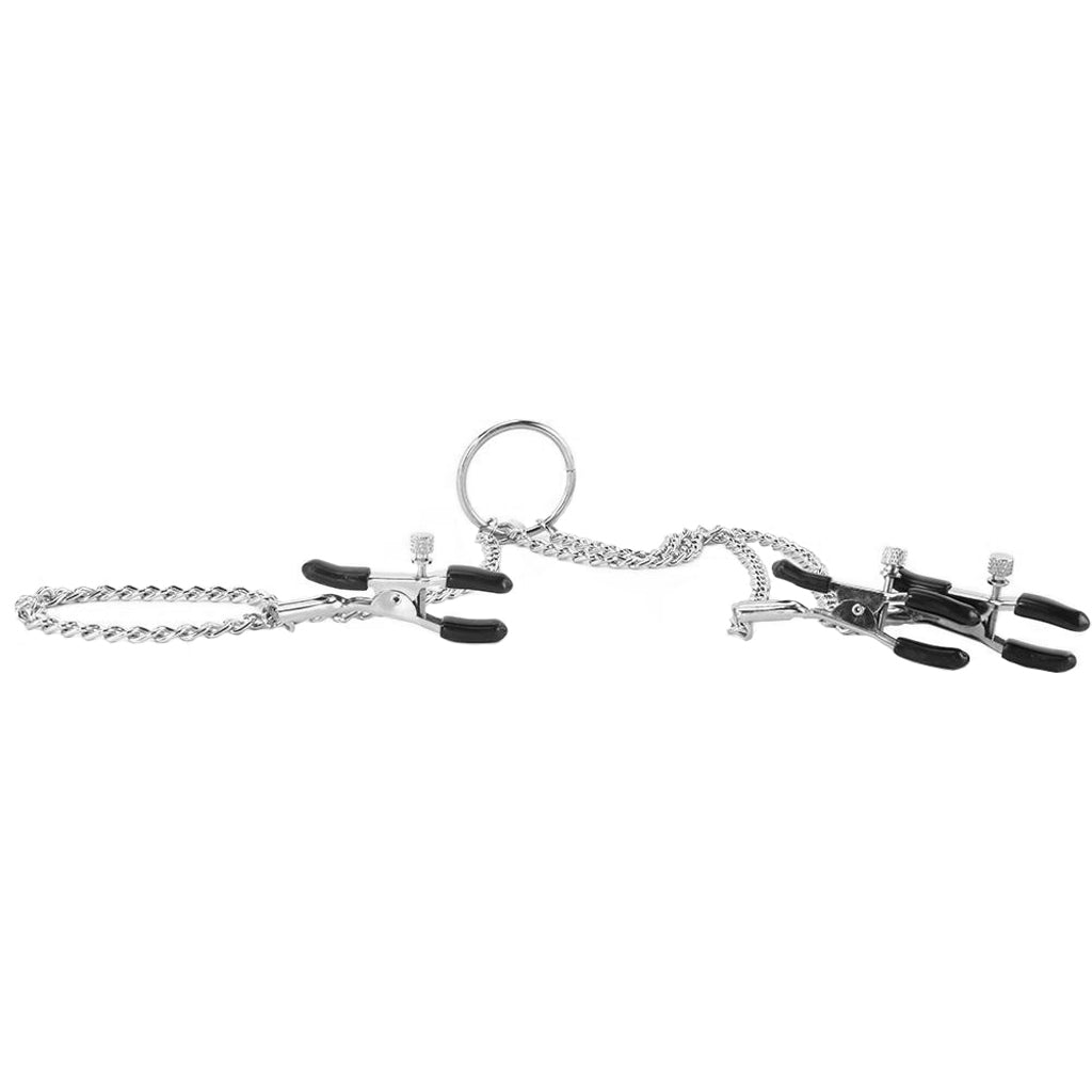 nipple play Triple Intimate Clamps in Silver Bondage and Fetish > Nipple Stimulators & Clamps