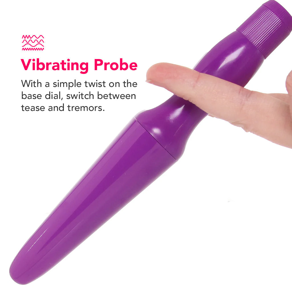 Waterproof Anal Probe Vibe in Purple Vibrators > Anal Vibrators