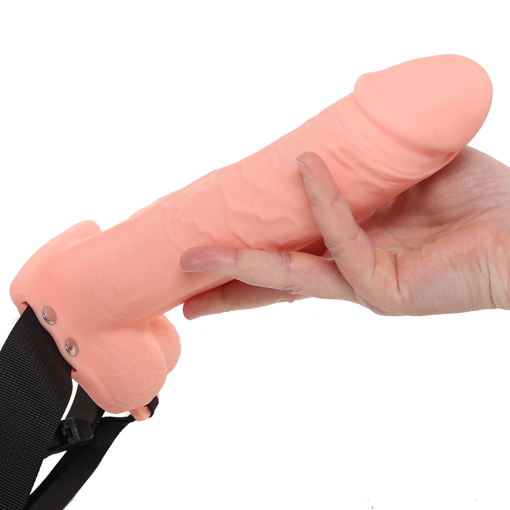 Fantasy X-tensions 8 Inch Hollow Strap-On Vibe in Light Male Enhancement > Extenders and Sleeves