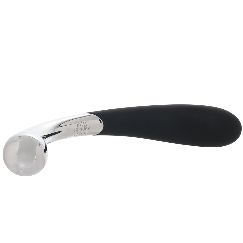 Sweet Pressure Metal & Silicone G-Spot Wand Dildo Sex Toys > G-Spot Dildos
