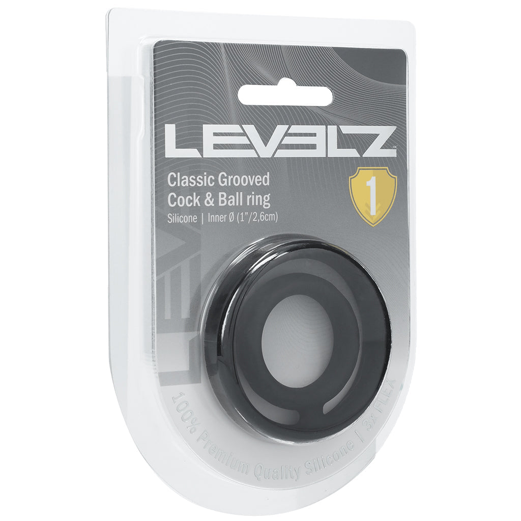 LEVELZ Classic Grooved Cock & Ball Ring Cock Rings