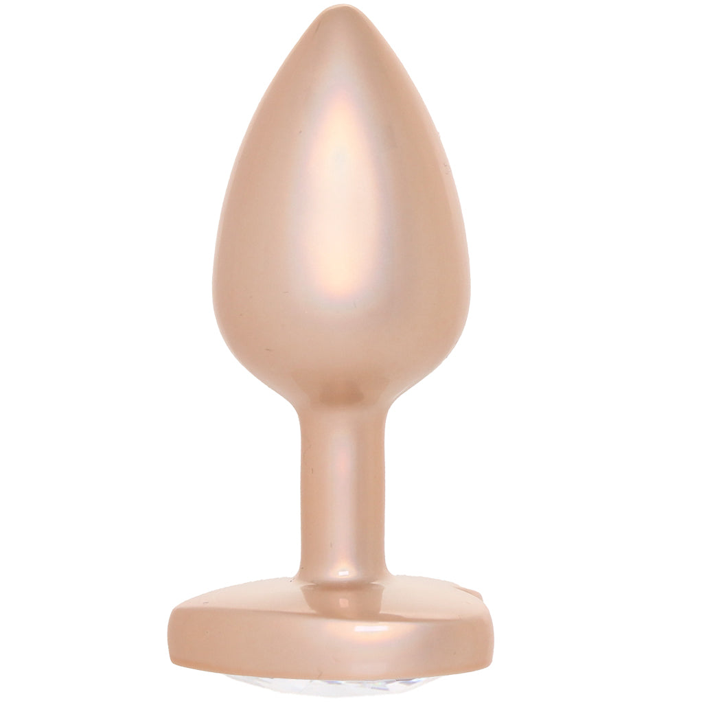 Booty Bling Gold Metal Jewelled Butt Plug in Small Anal Sex Toys > Butt Plugs