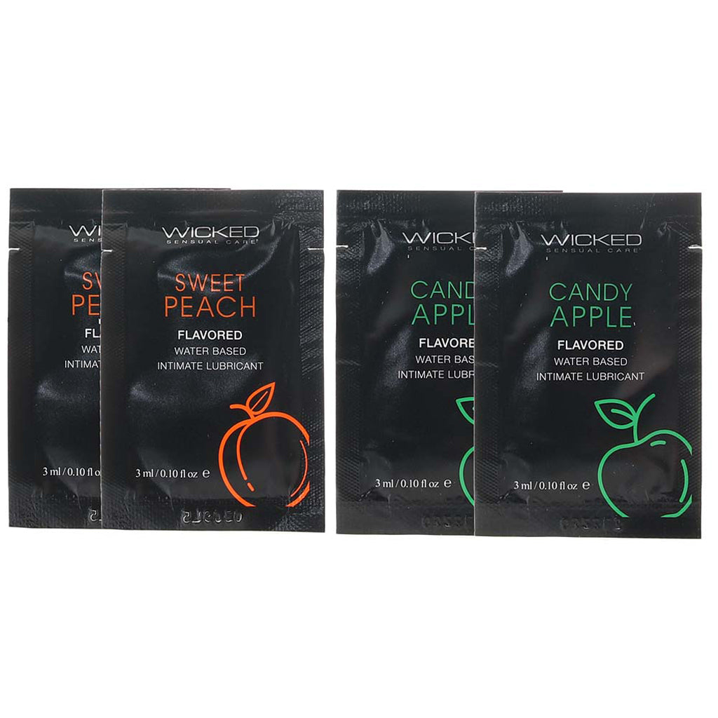 Teasers Fresh Fruit Lube Sampler Lubes and Lotions > Flavored Sex Lubes