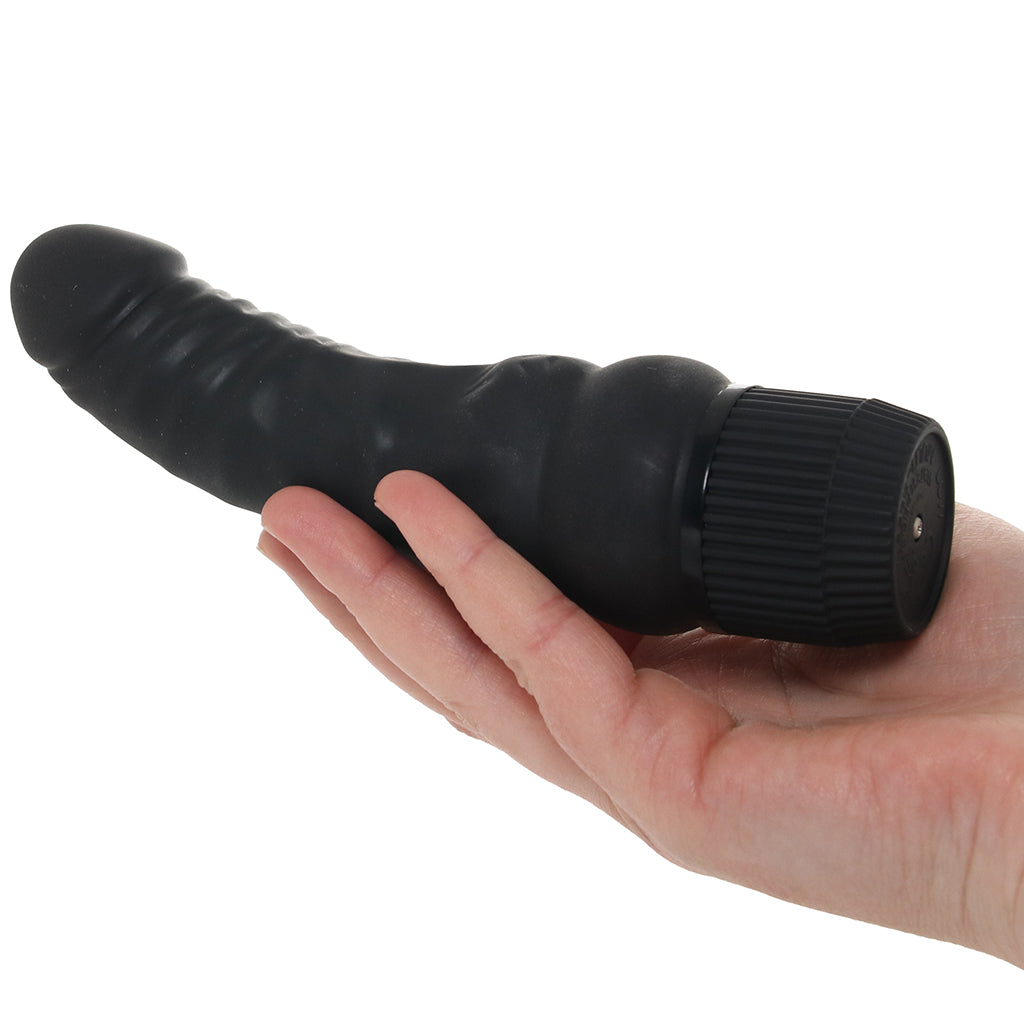 Black Velvet Veined Vibrating Dildo Vibrators > Realistic Vibrator Dildos