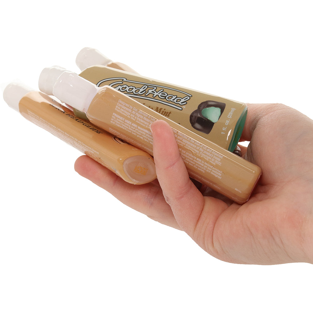 GoodHead Chocolates Slick Head Glide Pack Lubes and Lotions > Flavored Sex Lubes
