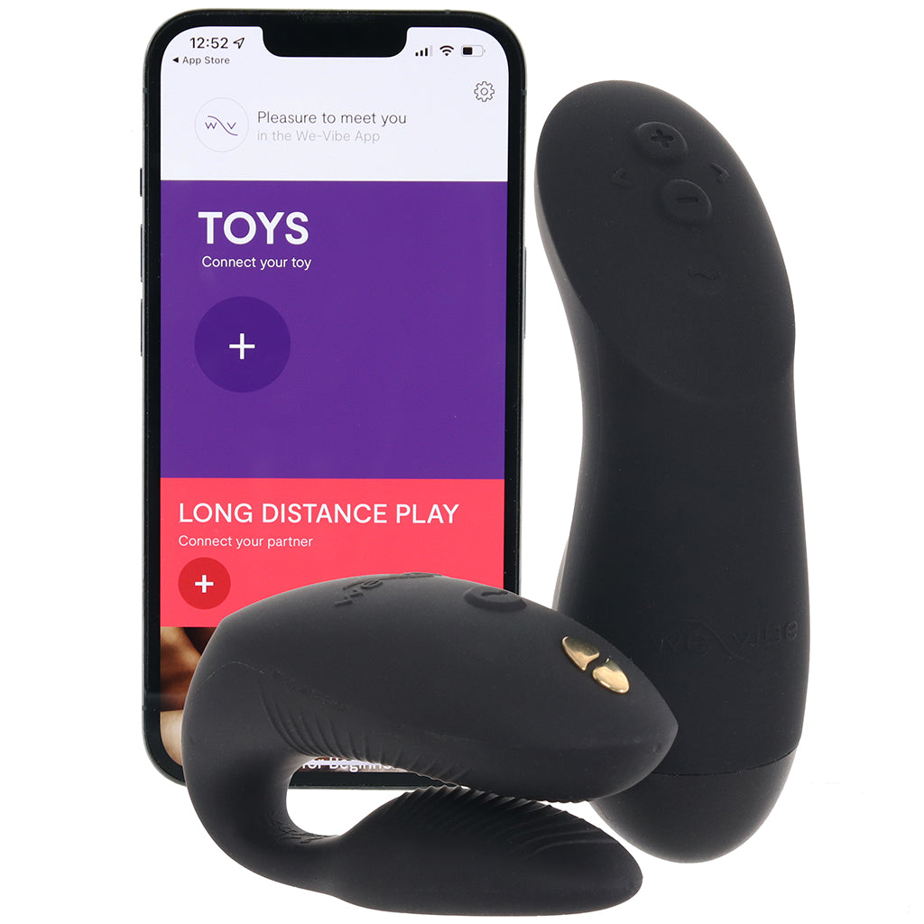 We-Vibe Chorus Pro Couples Vibe in Satin Black Vibrators > G-Spot Vibrators