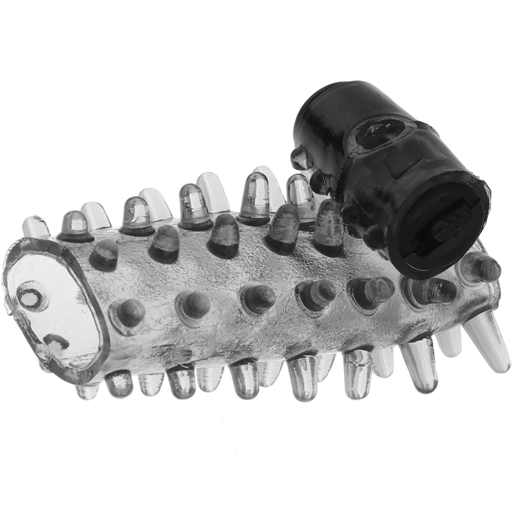 PinkCherry Vibrating Cock Sleeve in Smoke Cock Rings