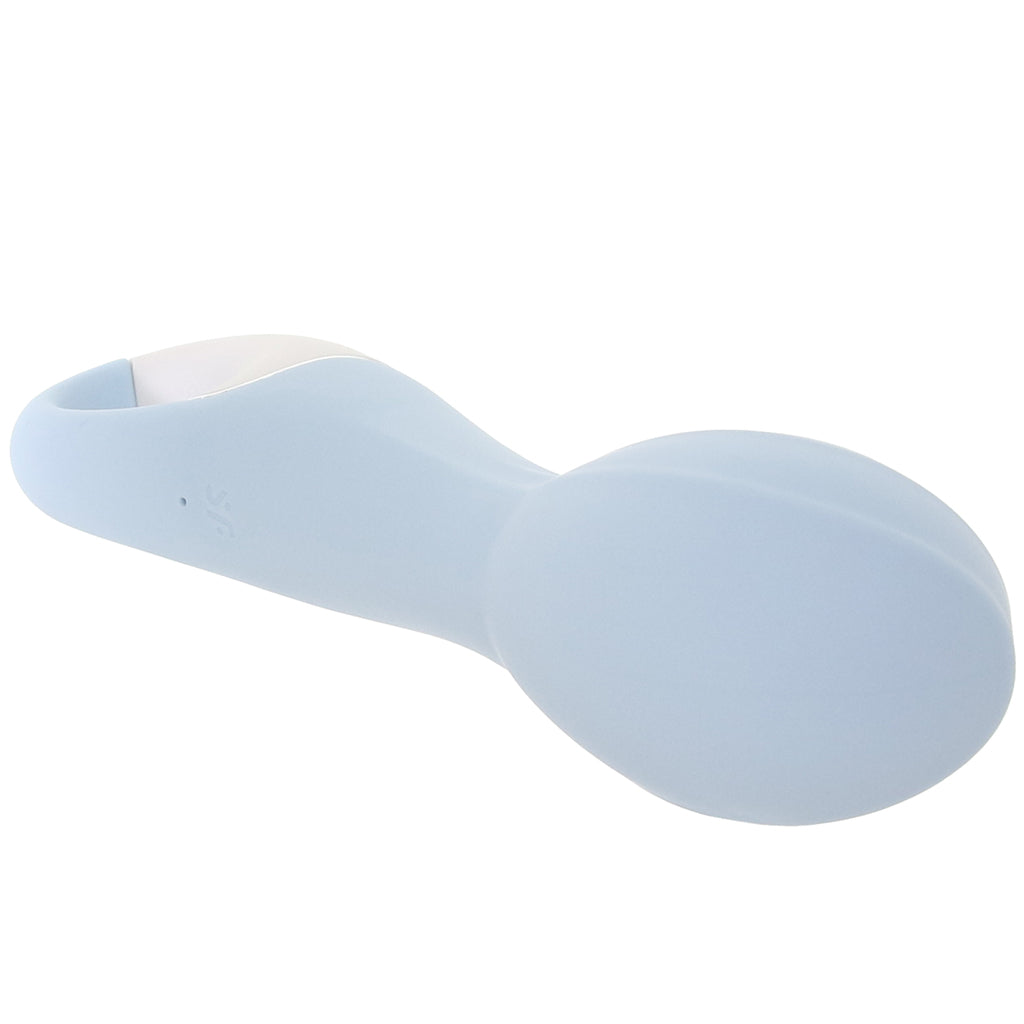 Satisfyer Air Pump Vibrator 5+ G-Spot Vibe in Blue Vibrators > G-Spot Vibrators