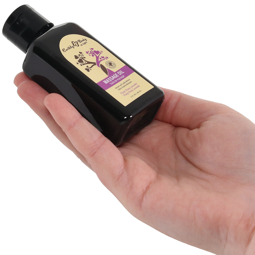 At Night Massage Oil 2oz/60ml in Ylang-Ylang Lavender Lubes and Lotions > Erotic Massage Oils