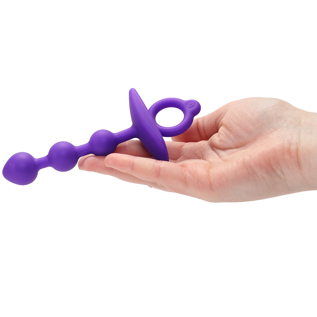 b-Vibe Butties Zip Silicone Anal Beads Anal Sex Toys > Anal Beads