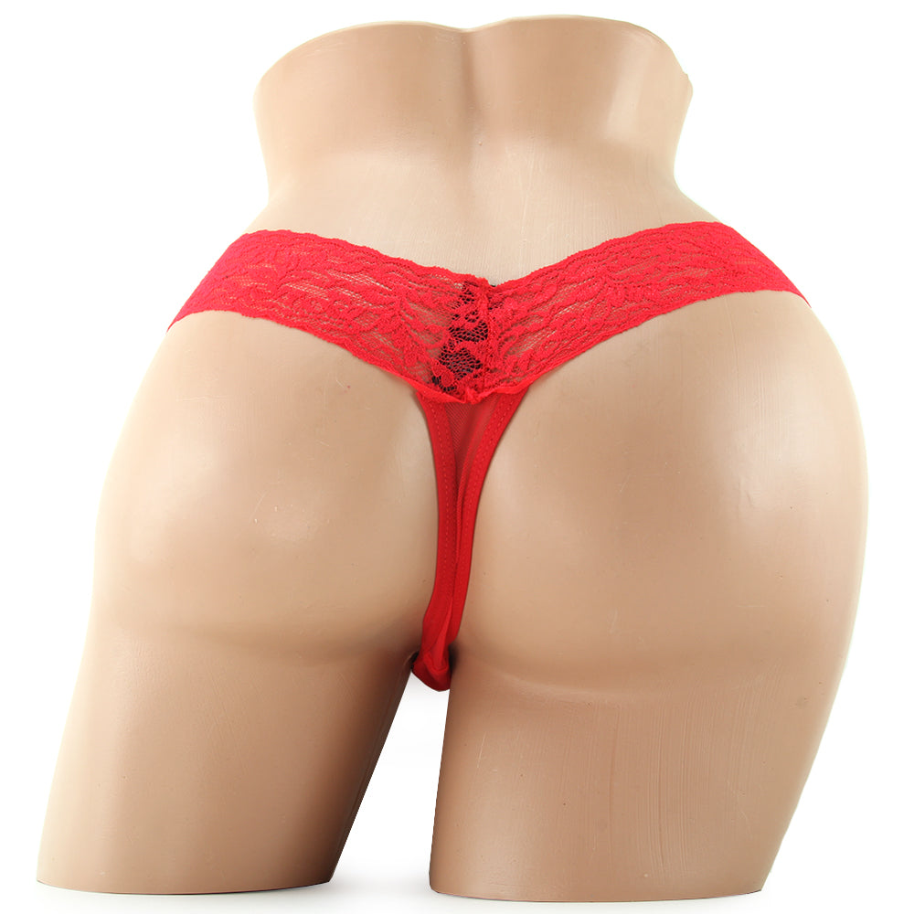 Vibrating Panties with Hidden Vibe Pocket Red /M Vibrators > Wearable & Panty Vibrators