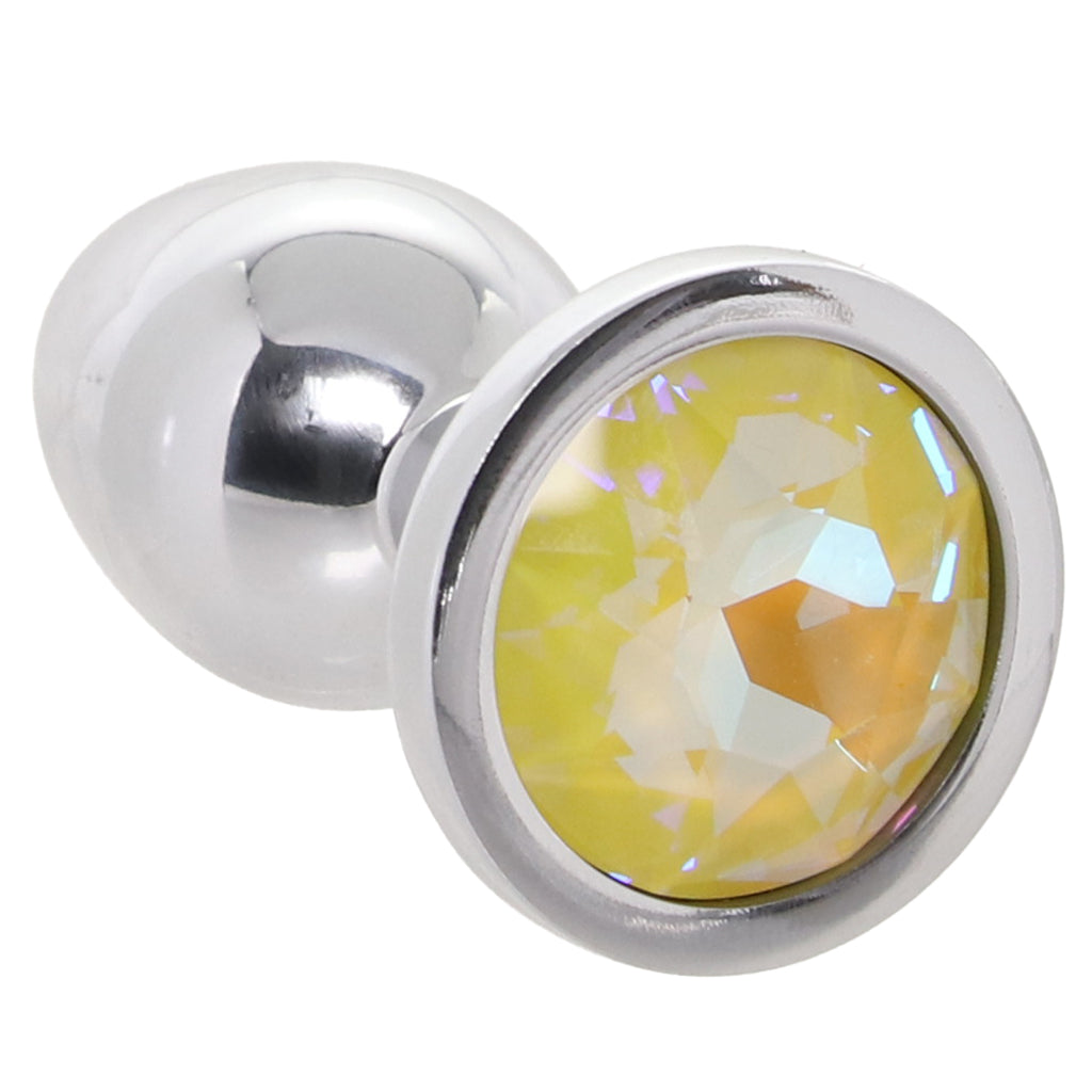 Rear Assets Small Yellow Gem Plug Anal Sex Toys > Butt Plugs