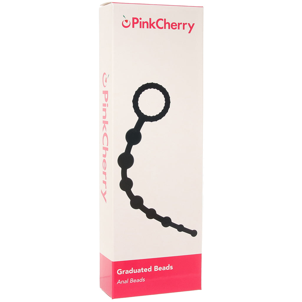 PinkCherry Graduated Anal Beads in Black Anal Sex Toys > Anal Beads