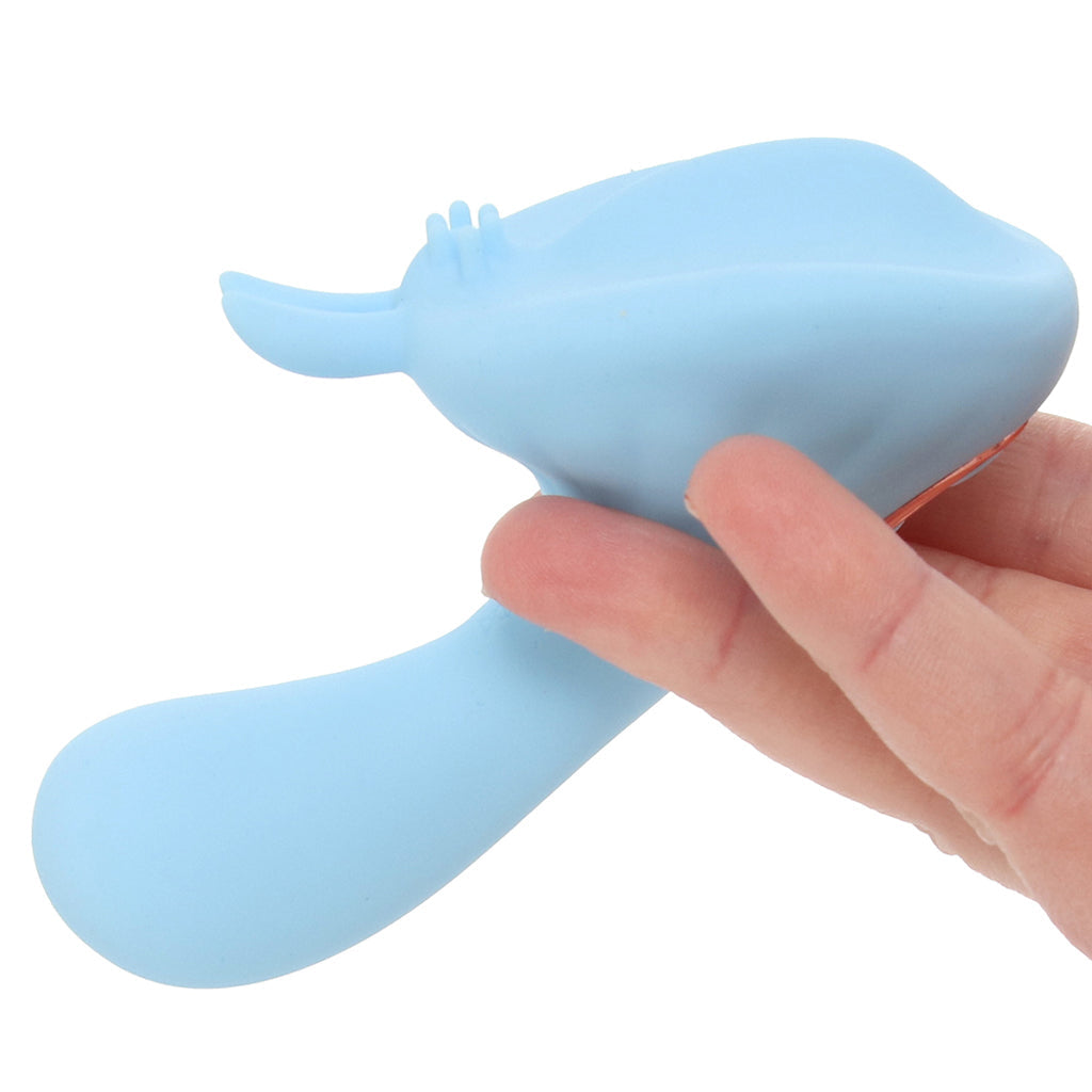 Averi Dual Stimulator Vibe in Blue Vibrators > Clitoral Stimulators