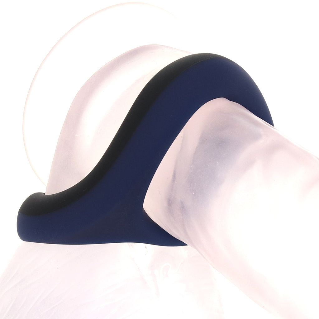 Rock Solid The Code C-Ring and Bandana Set in Navy Blue Cock Rings