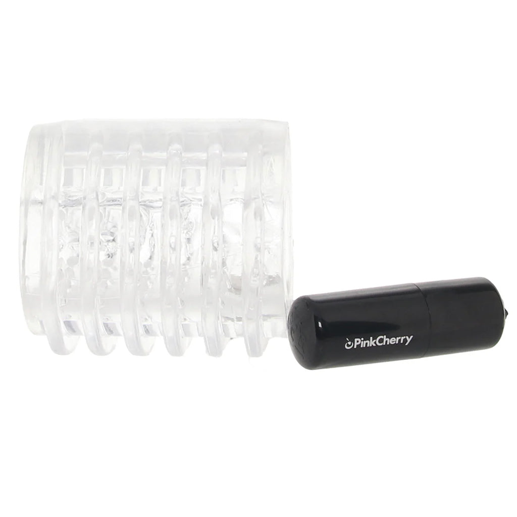 PinkCherry Sensation Vibrating Blowjob Stroker Male Masturbators > Discreet Masturbators