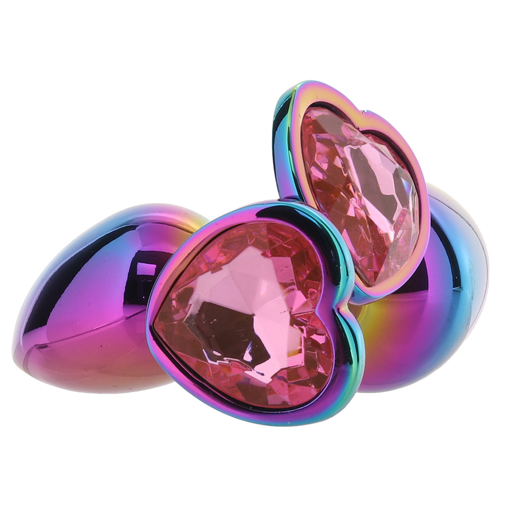 Gemsations Heart Gem Aluminum Anal Training Set Anal Sex Toys > Butt Plugs