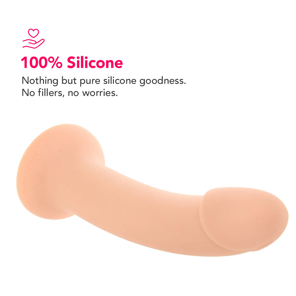 PinkCherry Premium 7 Inch Light Silicone Dildo Dildo Sex Toys > G-Spot Dildos