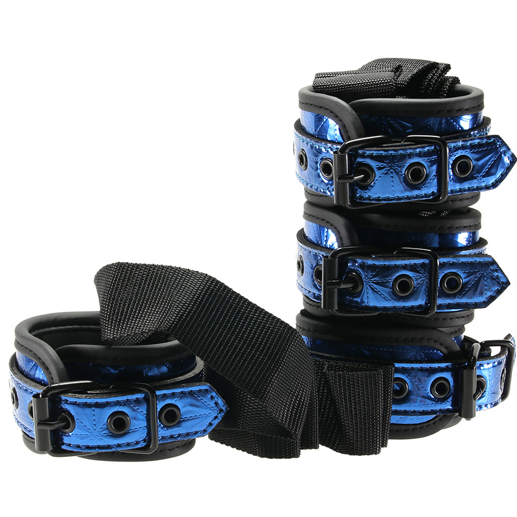 WhipSmart Bed Restraint Kit in Blue Bondage and Fetish > Restraints