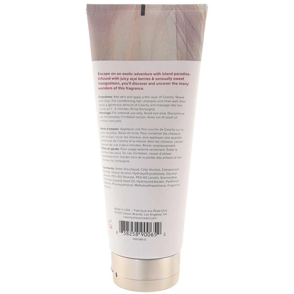 Coochy Shave Cream 12.5oz/370ml in Island Paradise Lubes and Lotions > Hair & Skincare