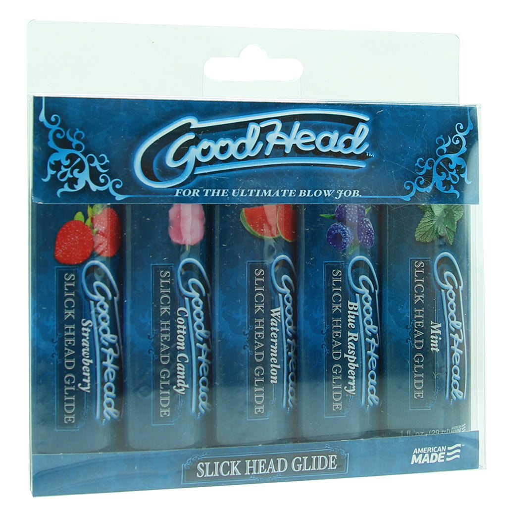 GoodHead Slick Head Glide 5 Pack in 1oz x5 Lubes and Lotions > Flavored Sex Lubes