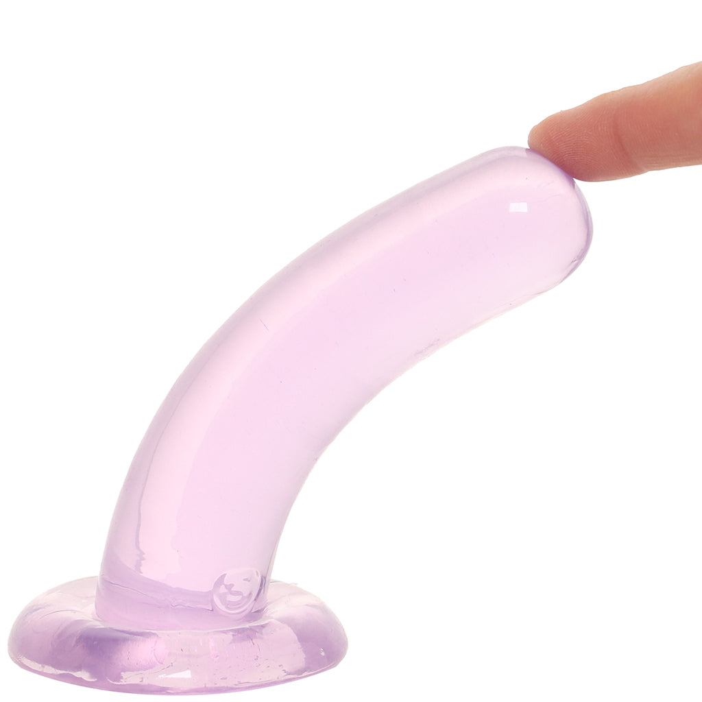 RealRock 5 Inch Straight Dildo in Purple Dildo Sex Toys > Non-Phallic Dildos