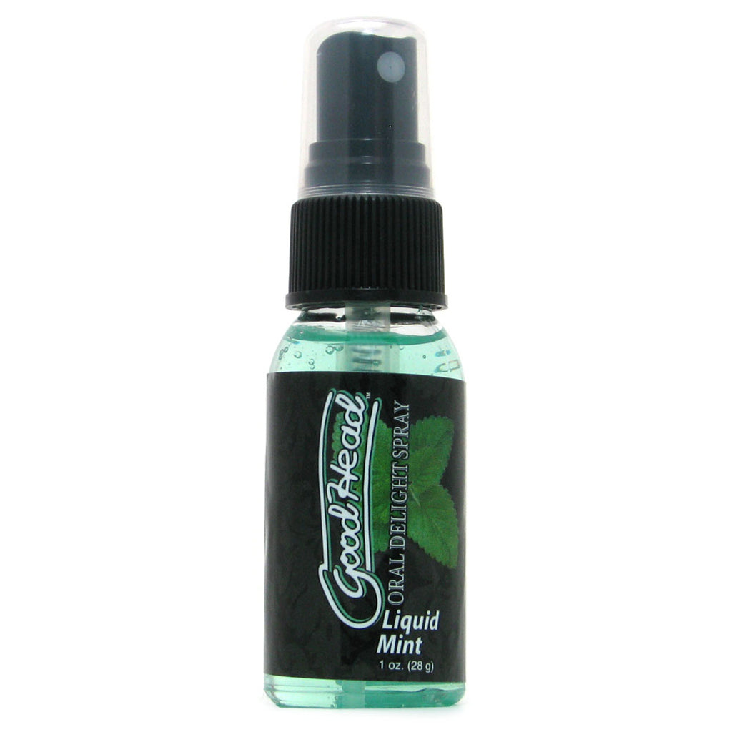 GoodHead Oral Delight Spray 1oz in Liquid Mint Lubes and Lotions > Flavored Sex Lubes