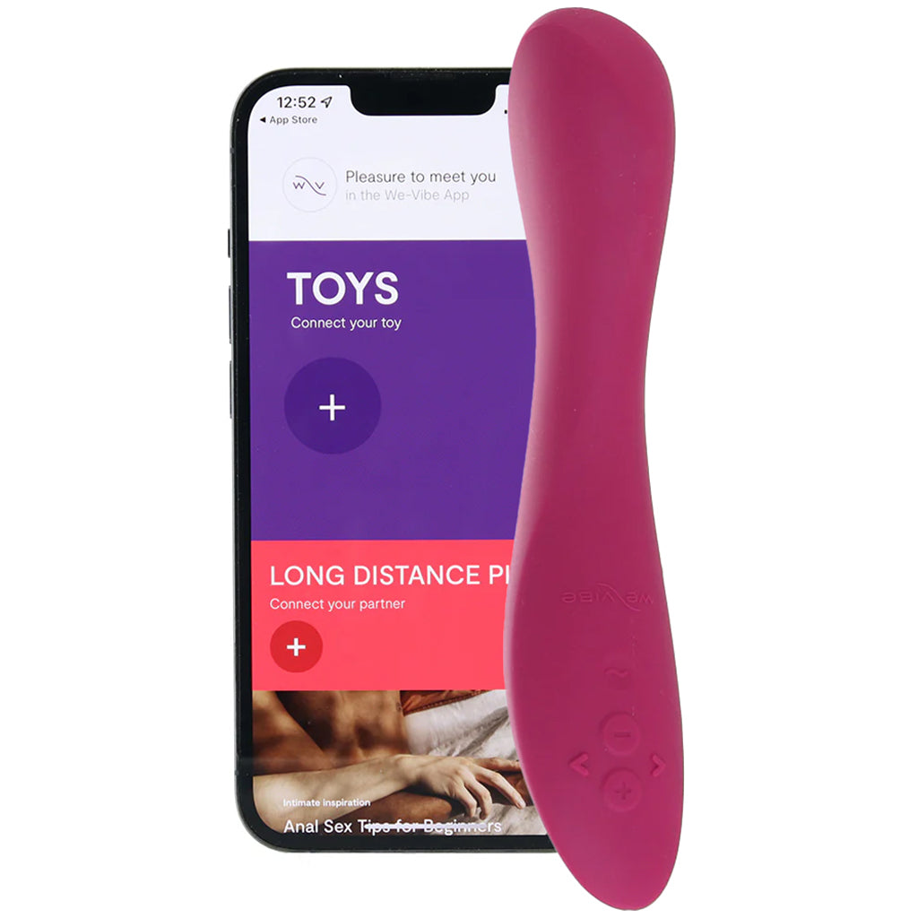 We-Vibe Rave 2 Silicone G-Spot Vibe in Fuschia Vibrators > G-Spot Vibrators