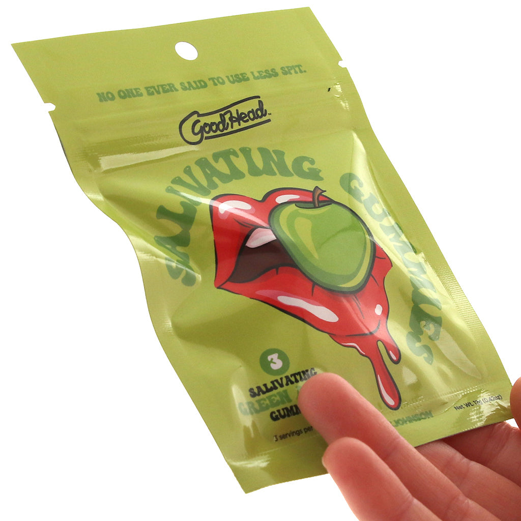 GoodHead Salivating Gummies in Green Apple Sweet Treats