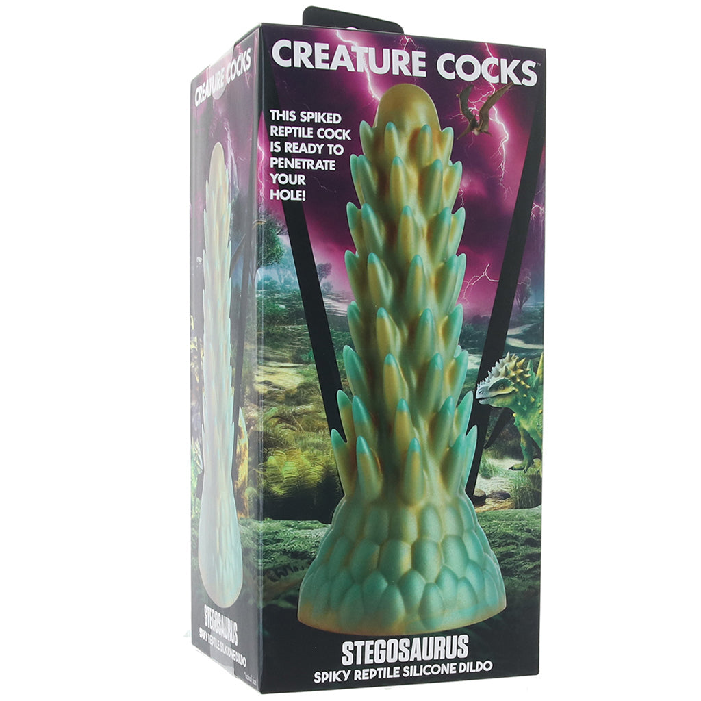 Creature Cocks Stegosaurus Spiky Reptile Dildo Dildo Sex Toys > Non-Phallic Dildos