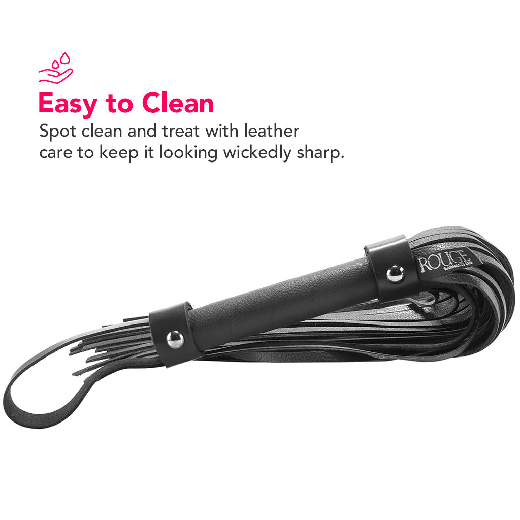 Leather Flogger in Black Bondage and Fetish > Whips and Crops