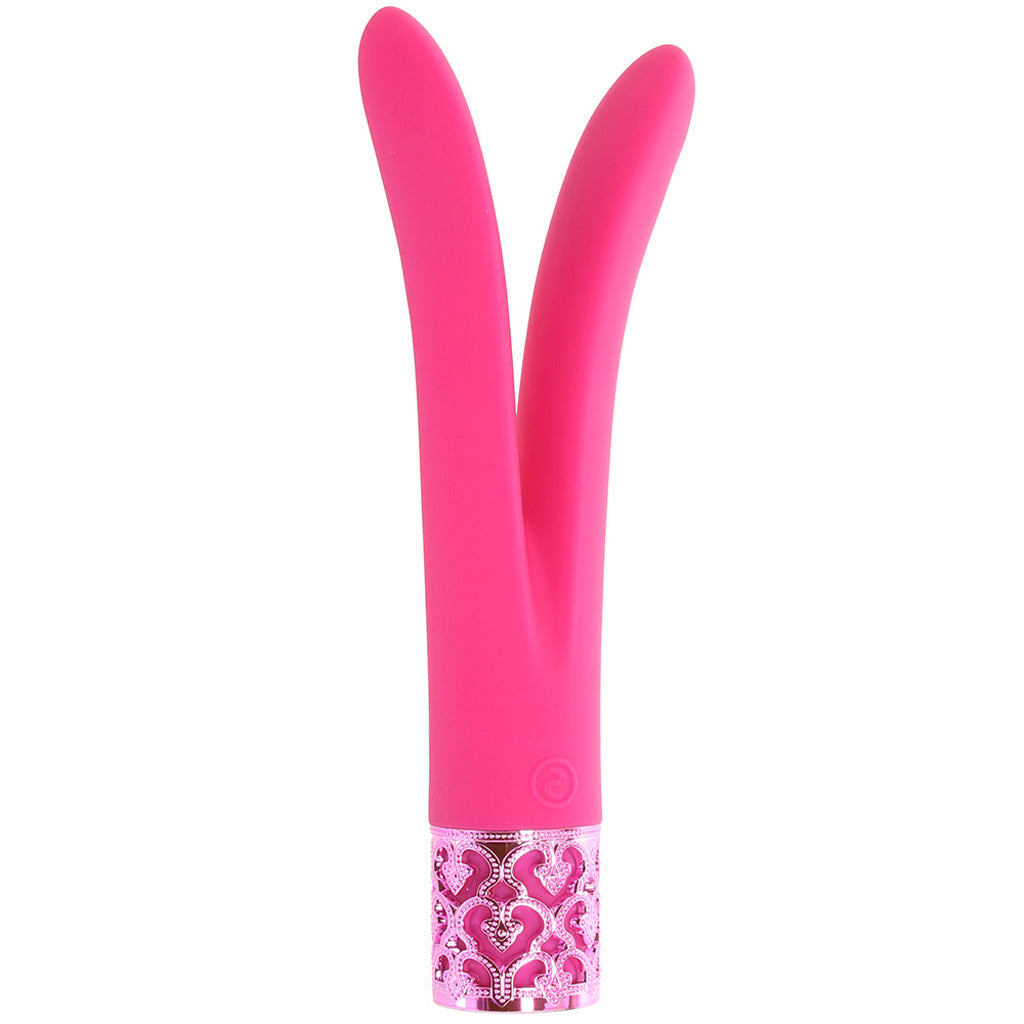 Royal Gems Dueling Queens Vibe in Pink Vibrators > Clitoral Stimulators