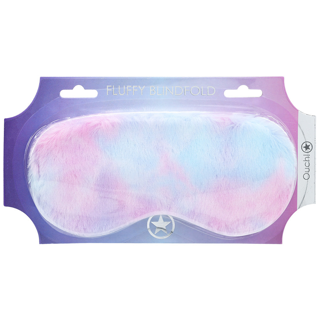 Ouch! Fluffy Blindfold in Multi-Colour Bondage and Fetish > Pleasure Masks and Dress Up Play