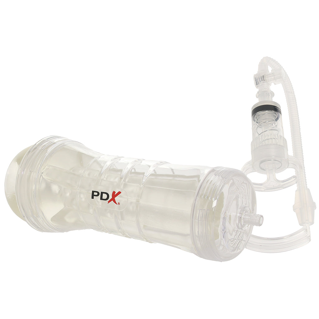PDX Elite ViewTube Vac XXL Stroker with Hand Pump Male Masturbators > Discreet Masturbators