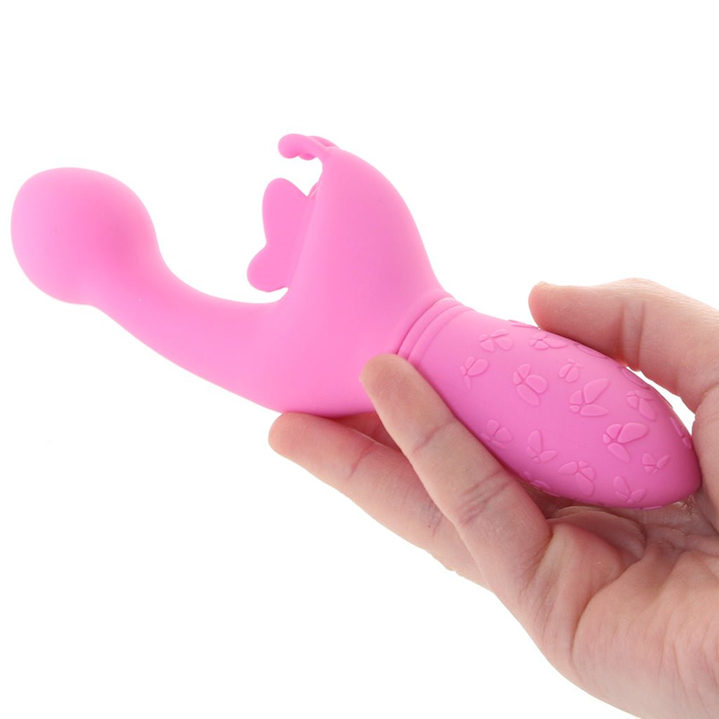 Rechargeable Butterfly Kiss Vibrator in Pink Vibrators > G-Spot Vibrators