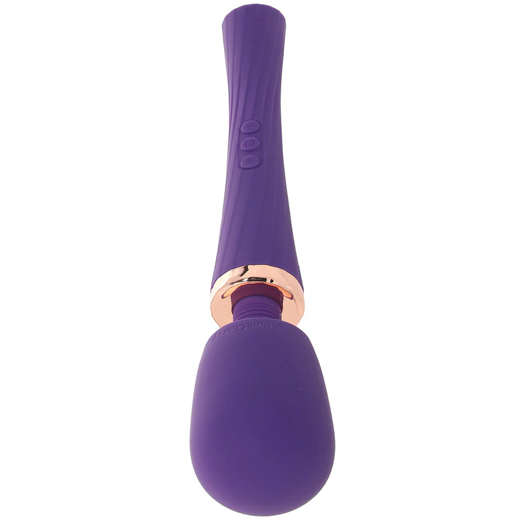 PinkCherry Luxury Slim Rechargeable Wand in Purple Vibrators > Wands